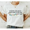 thumbnail image 2 of Probably Just Gonna Jingle Some of the Way I'm Tired Christmas Shirt, Funny Holiday Graphic Tee, Festive Xmas T-Shirt for Women & Men, 2 of 7