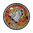 thumbnail image 3 of Lotusprinthandmade Halloween White Ghost Spare Tire Cover Without Backup Camera Hole 6 Sizes (35 in.), 3 of 7