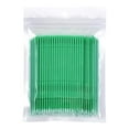 thumbnail image 2 of Bunblic 2-4pack 100 Pieces Micro Applicator Brushes for Eyelashes Mascara Makeup 4 Pcs, 2 of 8