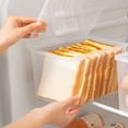 thumbnail image 5 of New Release JGF844 Airtight Bread Storage Containers Bread Box Plastic Reusable Loaf Cake Clear Bread Dispenser Fresh Bread Organizer Bin, 5 of 8