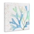 thumbnail image 4 of Stupell Industries Modern Blue Coral Coastal Painting Gallery Wrapped Canvas Art Print Wall Art, 24 x 24, 4 of 8
