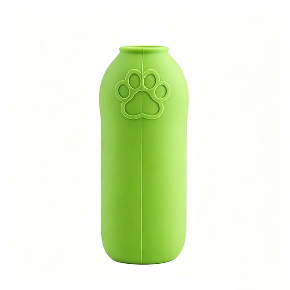 Portable Dog Water Dispenser for Standard Bottles, Foldable Silicone Bowl Leak-Proof, Outdoor Pet Feeder for Walking Hiking Travel
