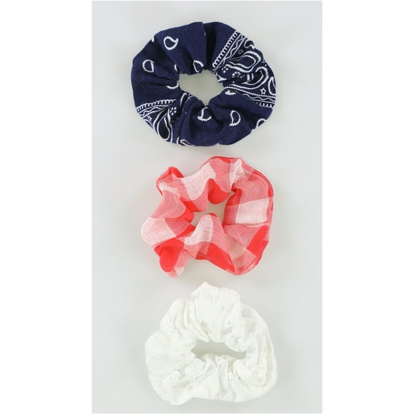 American Eagle Womens 3-Pack Hair Scrunchie, Multicoloured,