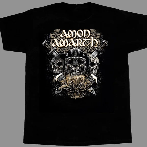 Amon Amarth Band Album Graphic Black Cotton Tee Unisex T-Shirt up to size 5XL
