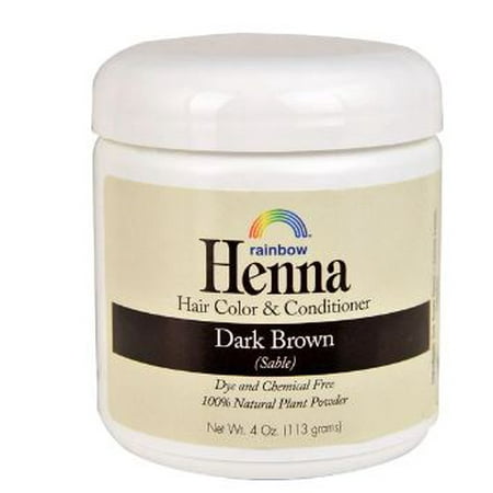 Rainbow Research Henna Hair Color And Conditioner Dark Brown