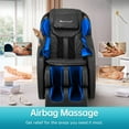 thumbnail image 3 of Zero Gravity Massage Chair with Smart Large Screen Bluetooth Speaker Built-in with Massage and Heat,Black, 3 of 8