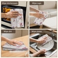 thumbnail image 5 of 6 Pcs Funny Kitchen Towels,Pink Halloween Ghosts Microfiber Dish Towels,Kitchen Tea Towels,Kitchen Towel Set (18" X 26"), 5 of 7