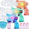 JoyStone 3 Pack Bubble Machine for Kids, Automatic Light Up Bubble Blower with 5 Bottles, Bubble… — $18.98 (46% off)