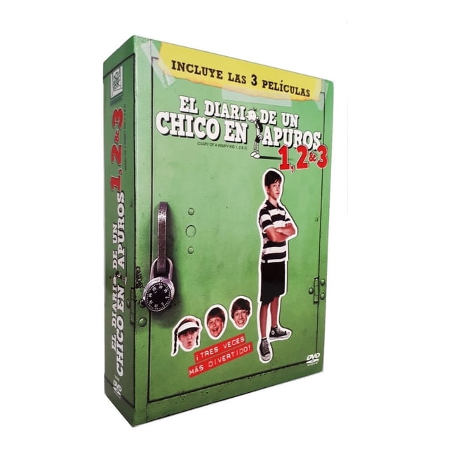 El Diario De Un Chico En Apuros Warner Bros Trilogia Peliculas 1 2 3 DVD - Nuevo