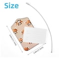 thumbnail image 4 of PhooArto Red Panda Head Pattern Luggage Tags with Stainless Steel Loop, 2 Pack Luggage Tag Holders for Travel Luggage Baggage Identifier, 4 of 6