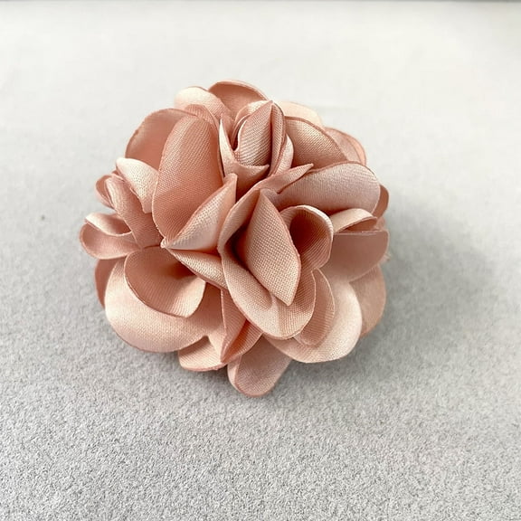 Namzi Rose Flower Brooch Dual Purpose Hairpin Elegant Handmade Flower Brooches Pin for Women Dress Suit Ceremony Delicate Accessories Jewelry Special Day Gift-Pink