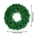 thumbnail image 3 of Deeceymbur PVC Wreath Door Hanging Christmas Decoration Rattan Wreath Window Mall Ornament Props, 3 of 9