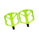 thumbnail image 5 of 2 pedales de bicicleta planos antideslizantes de alto rendimiento para BMX de carretera. Verde, 5 of 9