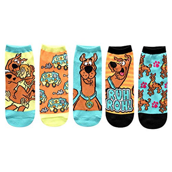Hyp Scooby Doo Juniors/Womens 5 Pack Ankle Socks