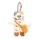 thumbnail image 2 of Llavero de peluche de gato, bonito llavero de muñeca artesanal para bodas, regalos de viaje para mujeres Marrón, 2 of 8
