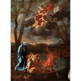 thumbnail image 3 of Nicolas Poussin 11x14 Black Modern Framed Museum Art Print Titled - The Return of the Holy Family to Nazareth (C. 1627), 3 of 5