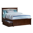 thumbnail image 4 of Mission Platform Bed with Matching Foot Board with 2 Urban Bed Drawers in, Multiple Colors and Sizes, 4 of 5