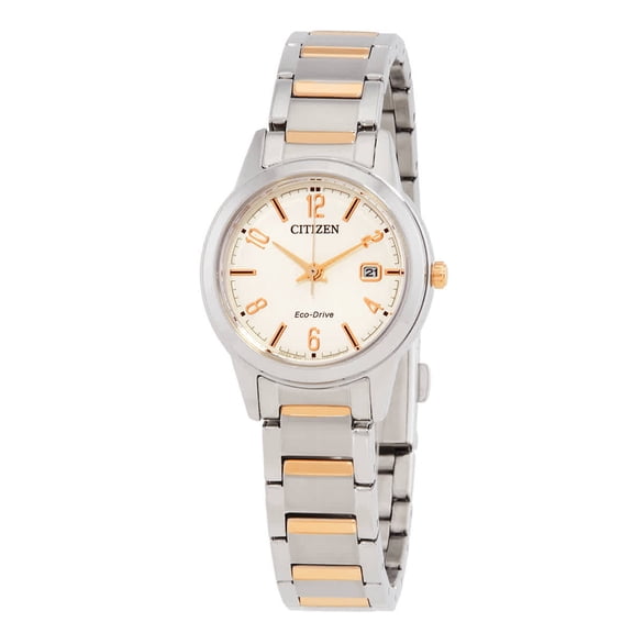 Citizen Elegant Women's Eco-Drive White Dial Watch FE1244-72A