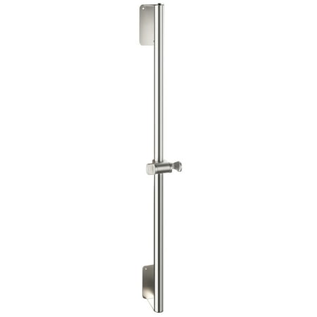 

LA TALUS Stainless Steel 31.5-Inch Shower Sliding Bar Drilling-free Bathroom Accessories Brushed Nickel