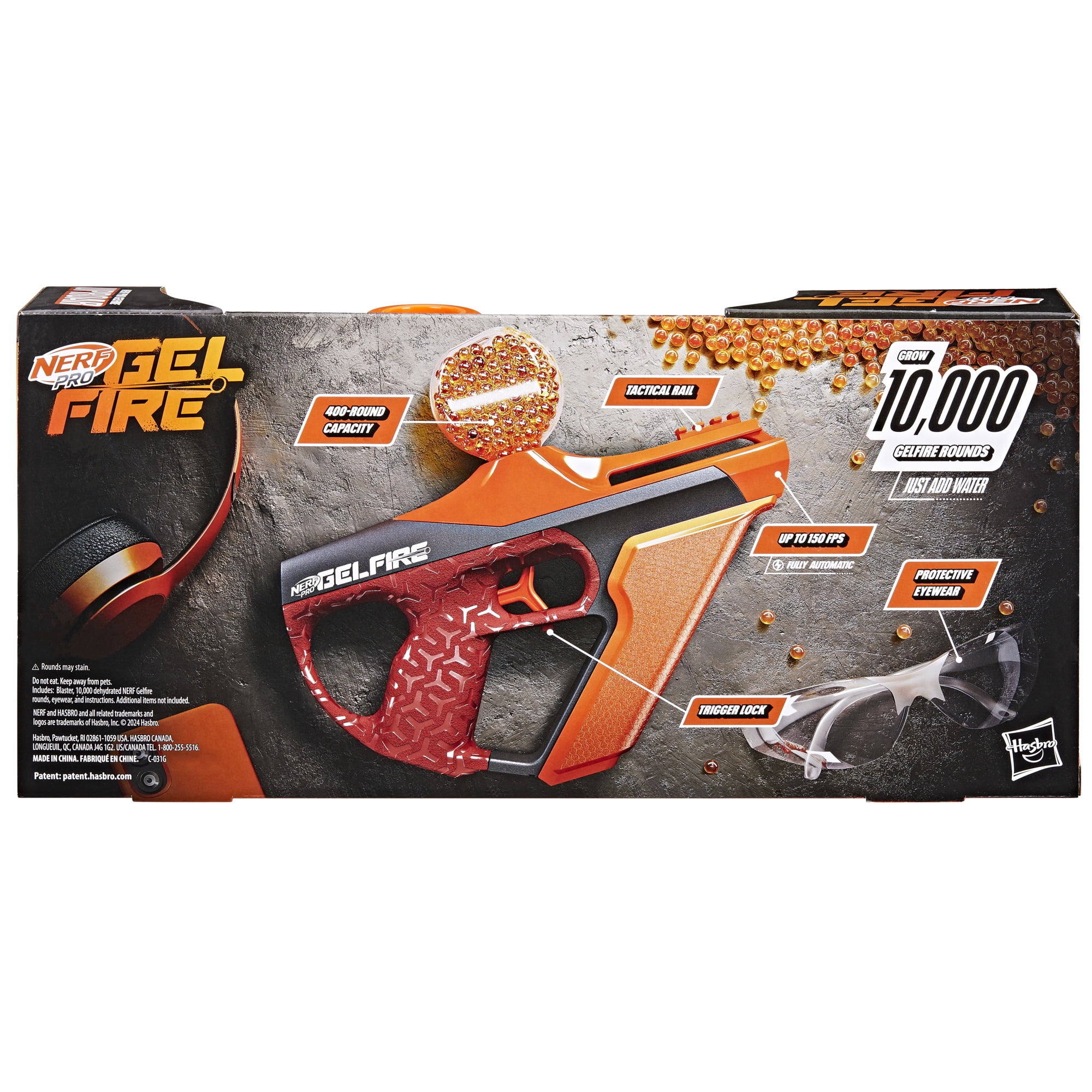 Nerf Pro Gelfire Uproar Blaster, 10,000 Gelfire Rounds, for Ages 14 and up