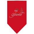thumbnail image 1 of Tis The Season To Sparkle Rhinestone Bandana Red Large, 1 of 1