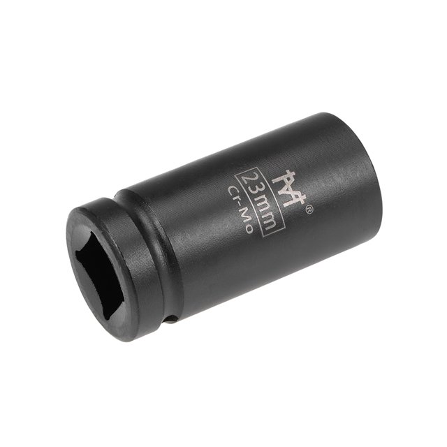 Unique Bargains 3/4' Drive by 23mm Deep Impact Socket, 6-Point, Cr-Mo Alloy Steel, Metric