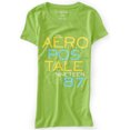thumbnail image 1 of Camiseta gráfica Aeropostale Mujer Nueva York Verde XS, 1 of 1