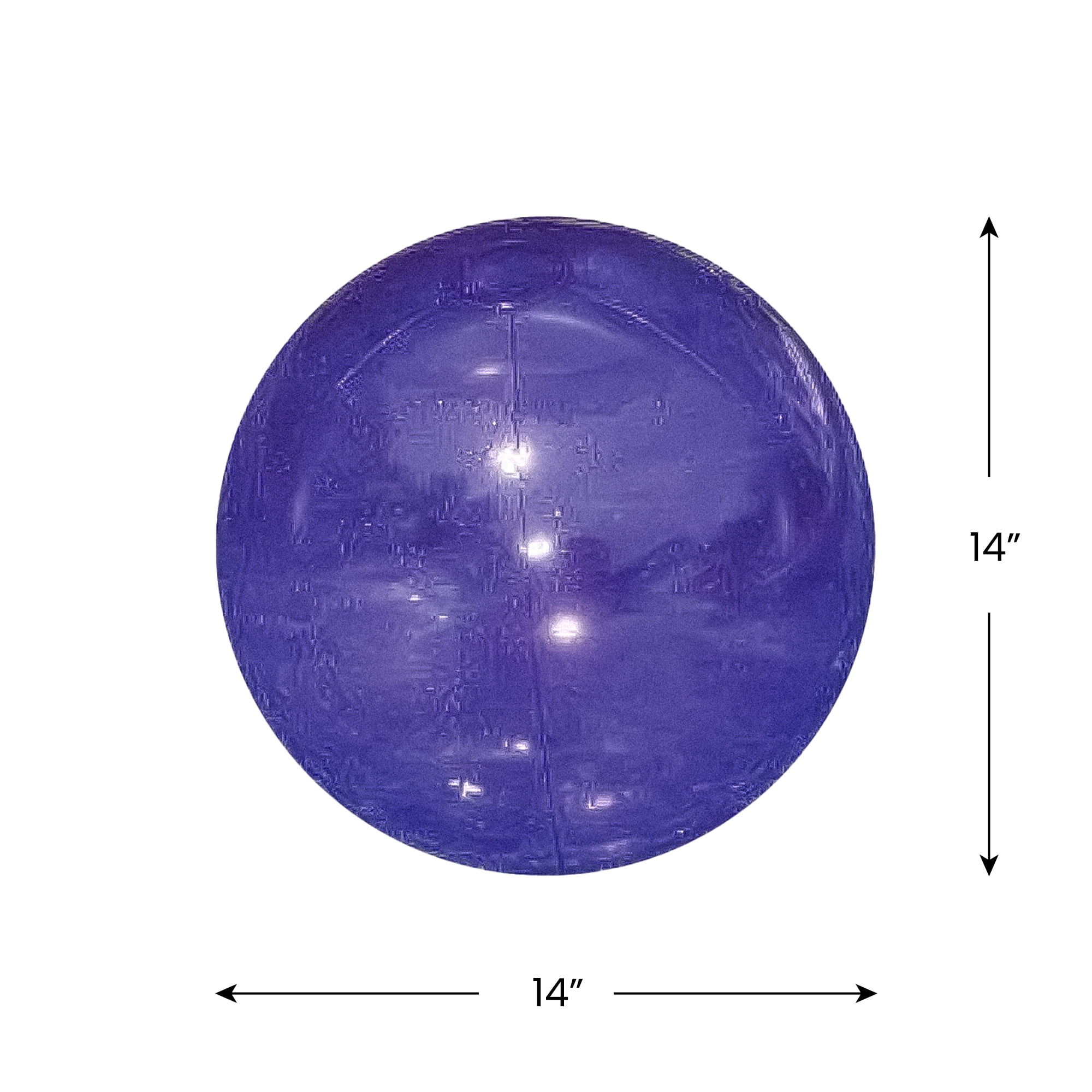 20-Inch Inflatable Beach Ball Swimming Pool Toy Purple
