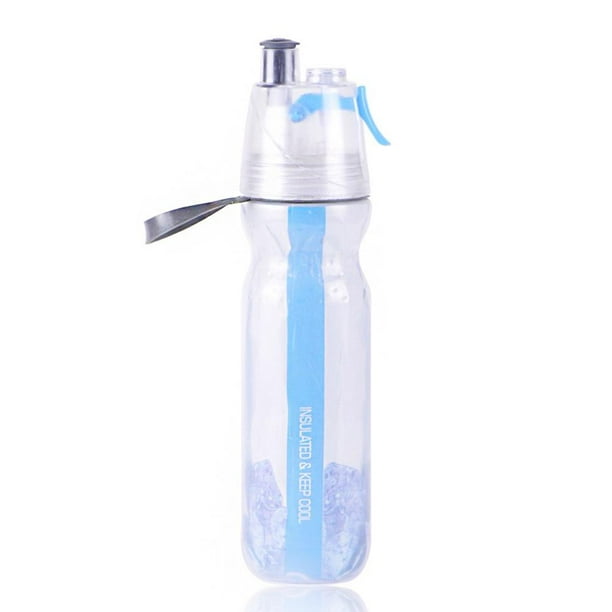 Botella Pulverizadora 2 En 1 Para Refrigeración, Botella Portátil De 500 Ml Para Hidratación De Deportes Acuáticos Con Boca Ancha Para Ciclismo, Camping, Actividades Al Aire