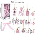 thumbnail image 3 of NWOKYZGH Christmas Decoration Glossy Ball Plastic Ball Pendant 45 Pieces Set, 3 of 7