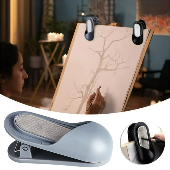 Clearance Office&Craft&Stationery under $5,Pencil Sharpener In Clamp Design Artist Reusable File Tool No Mess Desk Clamp And Pencil Grinder For Sharpening And Pencils Or Cleaning Stumps And