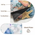 thumbnail image 6 of 6'x9' Area Rugs, Seahorse Coastal Indoor Outdoor Area Rug for Living Room Bedroom, Summer Nautical Starfish Coral Ocean Washable Bathroom Rugs Kitchen Floor Carpet Mats Home Decor Aesthetic, 6 of 8