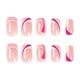 thumbnail image 5 of 24 pcs french manicure simple pink and white stitching manicure manicure finished manicure, 5 of 5
