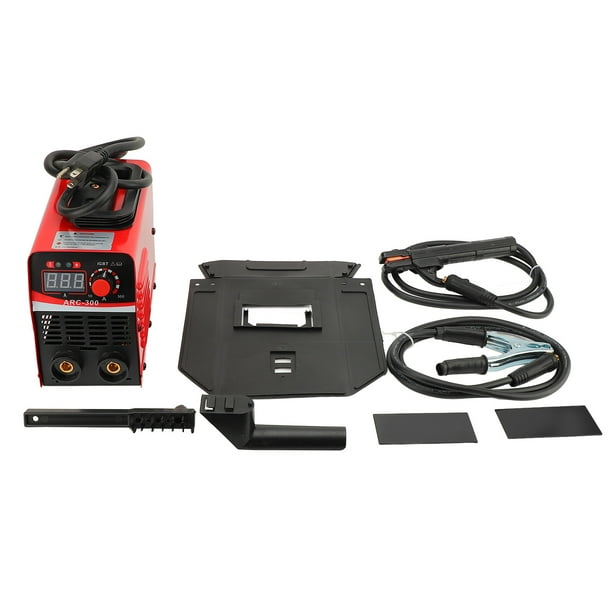 Soldadora Inverter Set 20‑160A Mini Soldadora Portátil 6500W Protección IP23 ARC300 Rojo