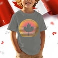 thumbnail image 3 of Chandail Garçon Canada Imprimé Graphique Drapeau Canadien Col Rond Manches Courtes Blouse Garçon T-Shirts Graphiques Fête du Canada Coupe Ample Enfants Fille T-Shirt Col Rond Fête du Canada Imprimé Drapeau Canadien, 3 of 5