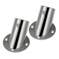 thumbnail image 5 of LEORX 2Pcs Adjustable Stainless Steel Corner Closet Rod Bracket with Stable Wall Mounted Design, 5 of 8