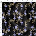 thumbnail image 3 of Soimoi Poly Taffeta Black Fabric By the Yard - 56 Inch Wide - Leaves Print Fabric - Floral Elegant & Beautiful Patterns for and Home Decor Printed Fabric, 3 of 6