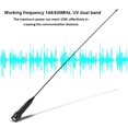 thumbnail image 3 of Antena de radio bidireccional ANGGREK Antena Walkie Talkie de banda dual UV 144/430MHz 40 cm, 3 of 7