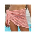 thumbnail image 3 of Women's Swimsuit Bikini Cover Up Summer Beach Wrap Skirt Lace Short Sarong for Holiday Honeymoon, 3 of 9