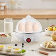 thumbnail image 5 of Electric Egg Boiler Easy Egg Cooker Electric 7-Egg Capacity, Soft, Medium, Hard-Boiled Egg Cooker with Auto Shut-Off, Measuring Cup Included, BPA Free, Classic White, 5 of 6