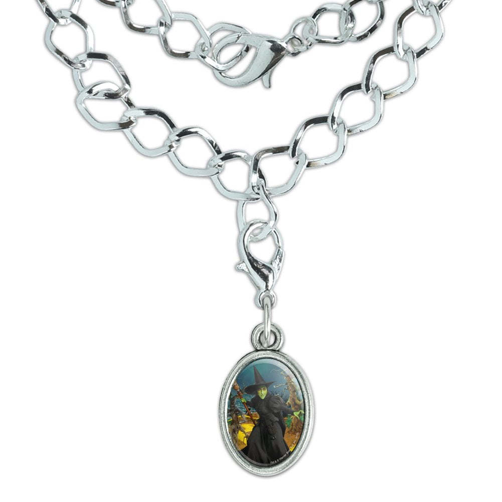 GRAPHICS & MORE Wizard of Oz Wicked Witch Character 1 Pendant with Sterling Silver Plated Chain GRAPHICS & MORE Wizard of Oz Wicked Witch Character 1 Pendant with Sterling Silver Plated Chain