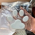 thumbnail image 1 of 5-Inch Large Cat Paw Squishy Toy, Kawaii FuFu Squishies, Sticky Jelly Kitty Paw Squeeze, Stress Relief Squeeze Toy for Kids & Adults, 1 of 5