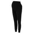 thumbnail image 3 of QENGING Womens Pants Maternity Print Solid Color Casual Stretchy Comfortable Lounge Sweatpants Black L on Clothes, 3 of 9