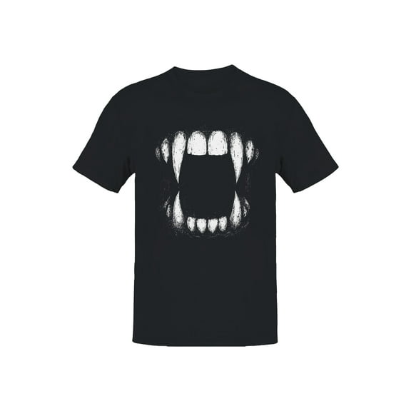 Vampire Fangs Grunge Art Men's T-shirt