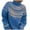 Blue, variant on Vedolay Women's Pullover 2023 O Neck Pullover Sweater Knit Tops Blouse Grey,3XL