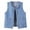 Light Blue Waistcoat for Women #P, variant on Waistcoat for Women Loose Sleeveless Tops Casual Elegant Jacket Country Trendy Round Neck Button Down Denim Vest Y2K Jeans Jacket Dark Blue L