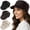 Coffee, variant on NCY Women Linen Blend Newsboy Hat, Lightweight Breathable Chemo Hat for Women with Hair Loss, Cancer Headwear Headwraps