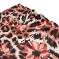 thumbnail image 3 of Yayeee Shower Curtain with Hooks 72"x72" Waterproof Fabric Bathroom Hanging Decor, Orange Floral Leopard Pattern, 3 of 5