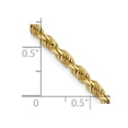 thumbnail image 2 of FJC Finejewelers 14k Yellow Gold 3.5mm Bright Cut Lightweight Rope Chain Necklace, 2 of 2