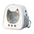 thumbnail image 2 of Cat Carrier Backpack, Expandable Bubble Pet Carrier for Cats and Small Dogs, Travel Backpack for Hiking, Walking & Outdoor Adventures (1PC, White - A), 2 of 7